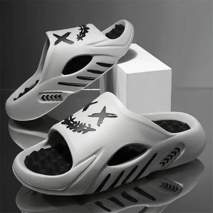 Men's Slippers EVA Non-slip Slides Fashion Home Slippers Comfortable Men's Slides Casual Sandals Outdoor Indoor Shoes Big Size