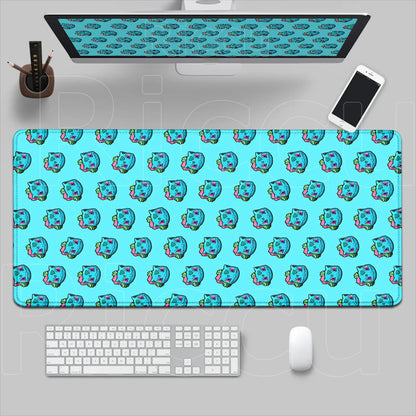 P-pokemon Bulbasaur Mouse Mats Rubber Mousepad Large Anime Gaming Accessories Pad Kawaii Carpet Cabinet Keyboard Office Deskmat
