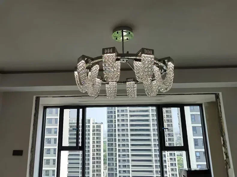 2025 New Home DecorationPendant Lights Luxury Crystal Living Room Chandelier Bedroom Pendant Lamp Ceiling Light  Indoor Lighting