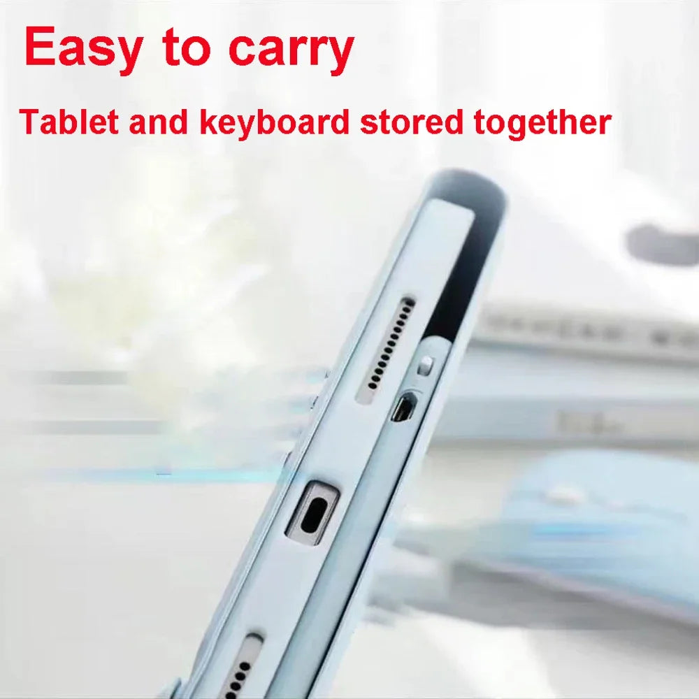 For iPad 11th Case Generation 11 Inch A16 2025, Bluetooth keyboard Covers For Apple iPad 11th Case 2025 Funda