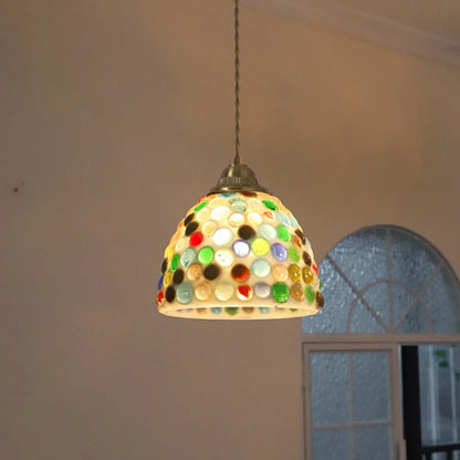 Glass Ceiling Chandelier Creative Sea Shell Lampshade Bedroom Bedside Hanging Lamp Interior Decoration Lighting Pendant Lights