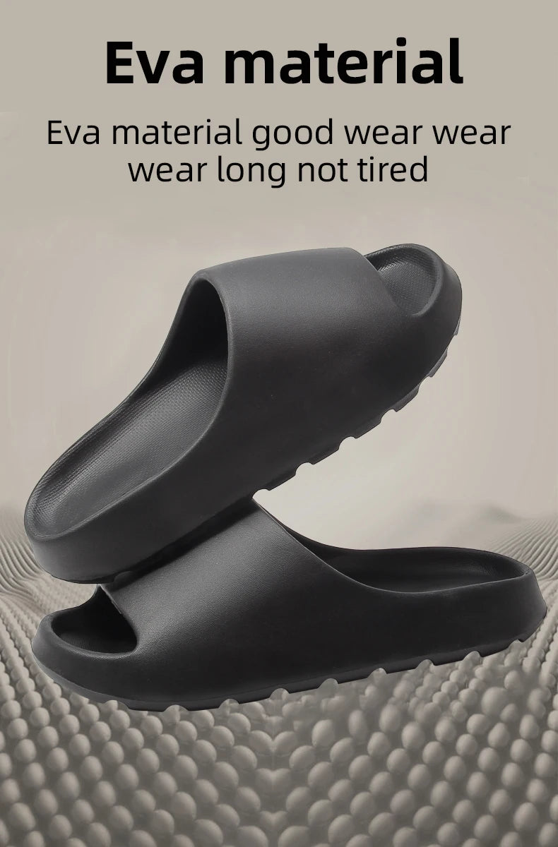 Coconut Slippers Cloud Thick-soled Sandals Summer Fashion Soft Bottom Beach Men Slippers Women's Sandals EVA Slides
