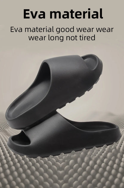 Coconut Slippers Cloud Thick-soled Sandals Summer Fashion Soft Bottom Beach Men Slippers Women's Sandals EVA Slides