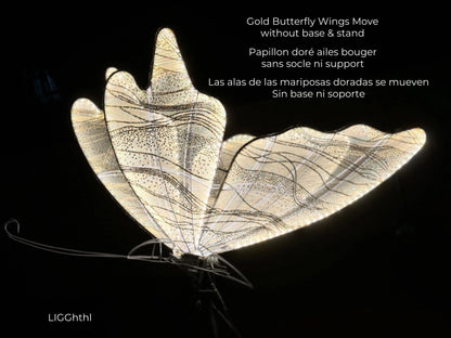 Wedding Light Decorations Butterfly Movement Modern Gold Romantic Butterfly LED Lights for Home Party Holiday Decor Lighting