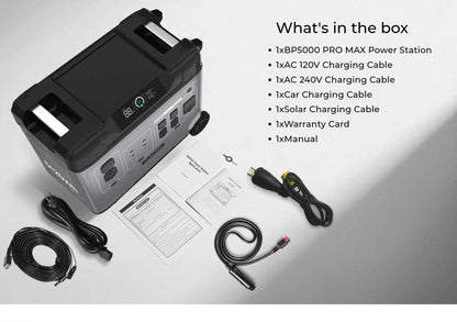 OUKITEL BP5000 Pro Max Portable Power Station 5000W Solar Generator 5120Wh Lifepo4 Home Backup Outdoor Camping Mobile power