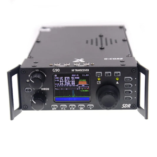 Newest Xiegu G90 20W SSB/CW/AM/FM 0.5-30MHz HF Amateur Radios SDR Structure Built-in Auto Antenna Tuner Short Wave HF Transceive