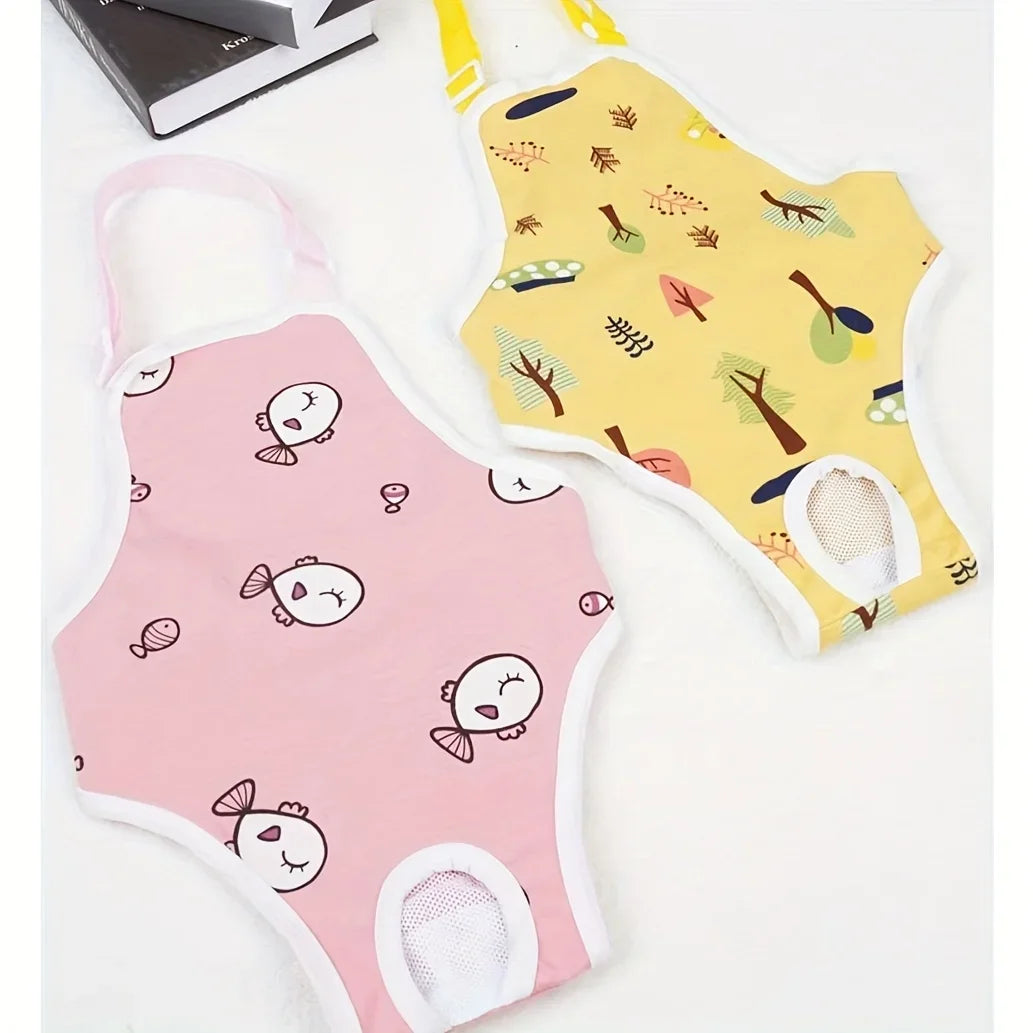 Adjustable French Bulldog Pet Shoulder Strap Physiological Pants Washable Female Dog Underwear Safety Trousers Mascotas Shorts