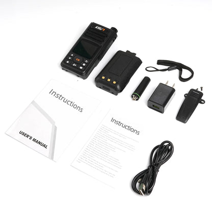 KSUT ZL10 Zello Walkie Talkie 4g Radio Work With Sim Card Blue Tooth Long Range Two Way Radio Walkie Talkie Profesional Powerful