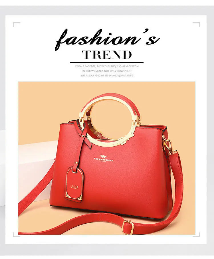 3 Layer Large Capacity Tote Bag Luxury Handbags Women Bags Designer Shoulder Bag High Quality Soft Leather Purses and Handbags