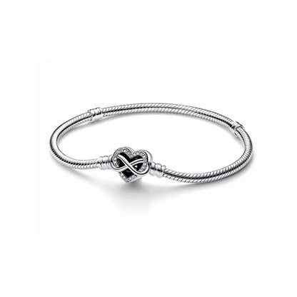 Hot Selling 925 Silver Flower Shaped, Heart Shaped, Butterfly Bracelet, Suitable For European Women's Fashionable Luxury Jewelry