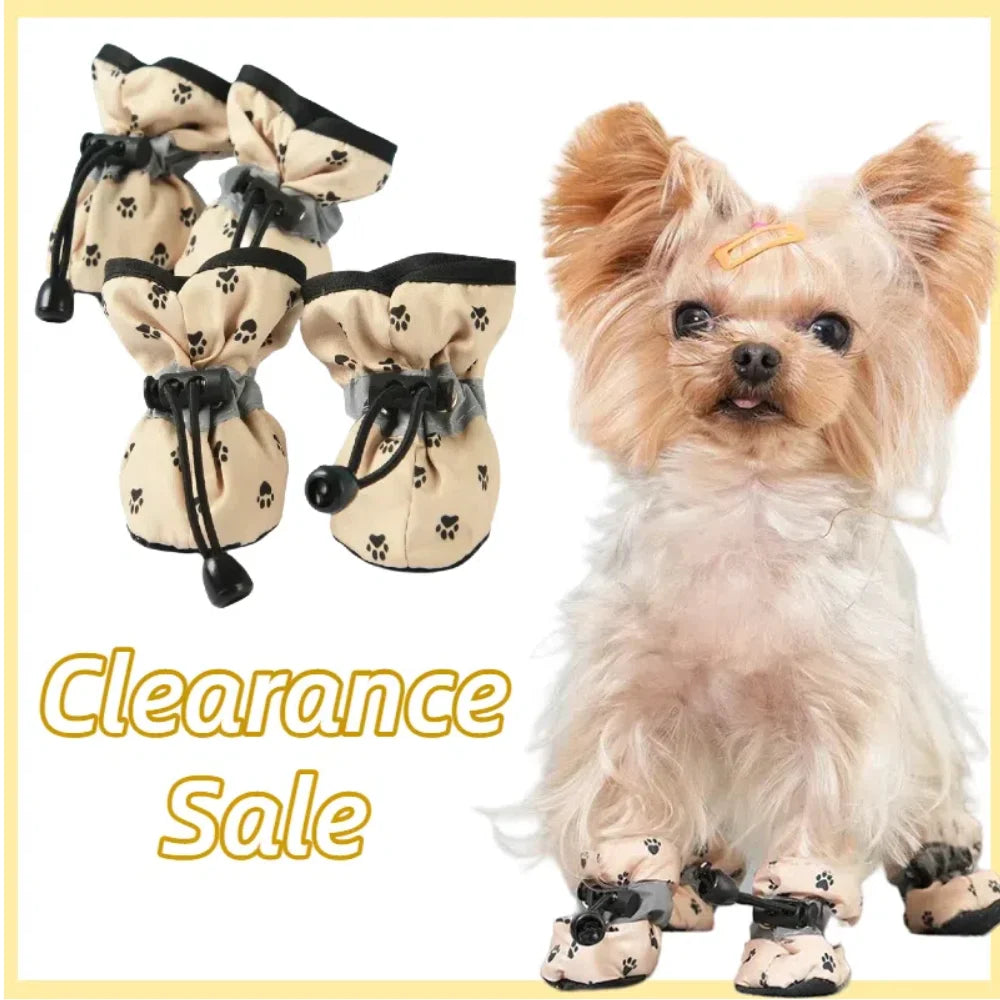 Dog Summer Shoes Soft Anti-slip For Small Medium Dogs Cute Waterproof Adjustable Puppy Footwear Chihuahua Yorkshire Pug Supplies