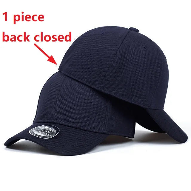 Back Closed Baseball Caps Full Closure Snapback Hats Hip Hop Hat for Men Women58-60cm Dad Hats Cap Kids Adults