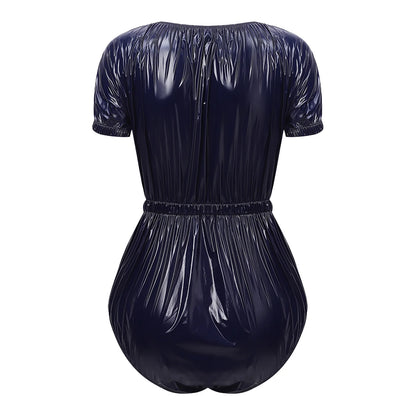 Women Men Washable Diaper Cover Sleeveless Waterproof Bodysuit Swimwear Clubwear Elderly Alzheimer Bedridden Adaptive Clothing
