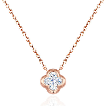 OIYIY Moissanite Necklace for Women 925 Sterling Silver D VVS1 GRA Certified Lab Grown Diamond Pendant Luxury Fine Jewelry Gift