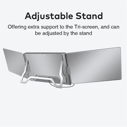 Dual Screen Display Extended Portable Monitor FHD Notebook Sub Screen Triple Screen Extender Compatible with All PC Rospider