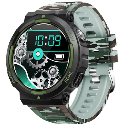 EIGIIS Smart Watches for Men with LED Flashlight 1.53" HD with 100+ Sport Modes Health/Sleep Monitor and 3ATM Waterproof Watche