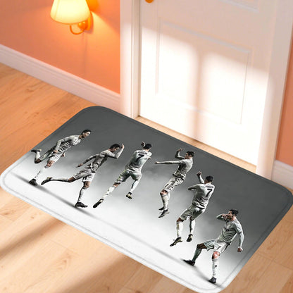 C-CristianoS R-Ronaldo CR7 Doormat Kitchen Rugs for Bedroom Front Door Mat Non-slip Pad Room Decoration Motorcycle Carpet Home