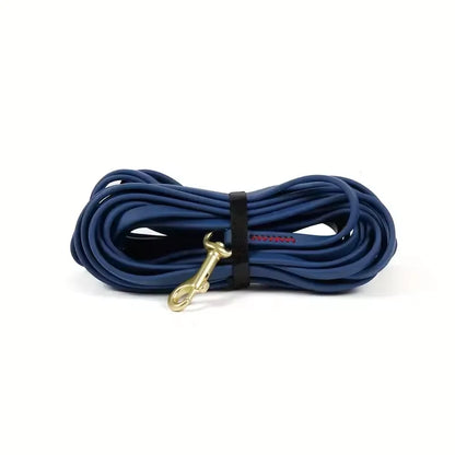 1.5‑9M PVC Coated Dog Tracking Leash 1cm Width 4mm Thickness Waterproof Long Training Lead Brass Hook for Small Medium Dogs