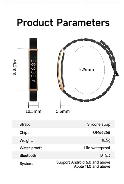 New Sports Waterproof Smart Band Bracelet Gesture Control Heart Rate Blood Oxygen Sleep Monitor Pedometer Screen Smartwatch 2026