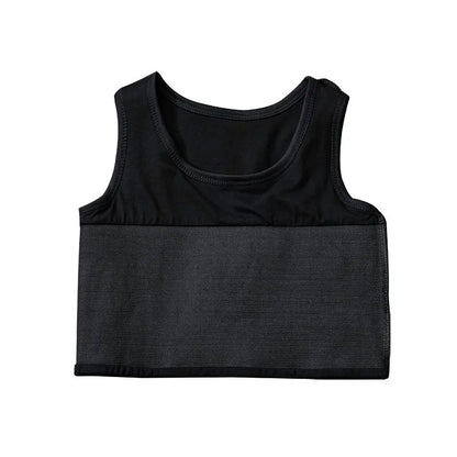 Bandaged chest clip vest, top breathable elastic chest clip vest, women's tight elastic vest