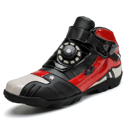 Motorcycle New Knob Adjustment Design Anti-fall Protective Boots Wear Protection Windproof Waterproof Anti-slip New Model