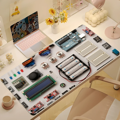 Mechanical Circuit Board Inside M-Motherboard  Mouse Pad Non-slip Thickened Large Writing Lockedge Gaming Cushion Office Student