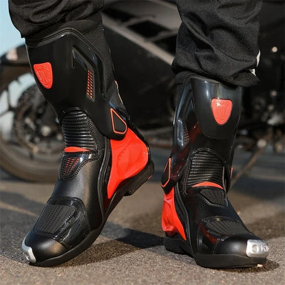 Motorcycle Boots Racing Off-road Shoes Creative Non-slip High-top Motorcycle Professional Waterproof Mountain Bike Boots