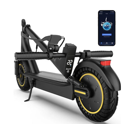 Electric Scooter, 500W Powerful Motor & 22MPH Top Speed, 28 Miles Range, Folding E Scooter with Dual Braking for Teens and Adults