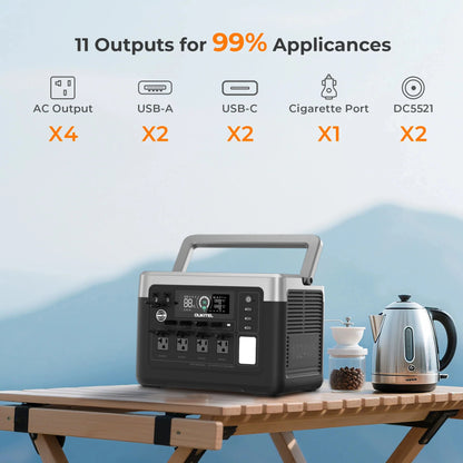 OUKITEL P1000 PLUS Portable Power Station 1800W Solar Generator 1024Wh Lifepo4 Battery Home Backup Outdoor Camping Mobile power