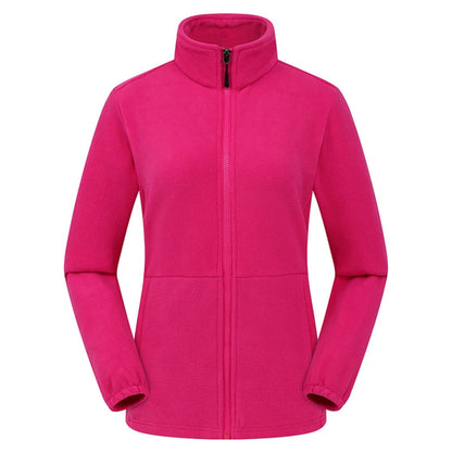 Winter Women's Wool Jacket Stand Collar Warm Breathable Cold Resistant Casual Comfortable Outdoor Travel Hiking Clothing