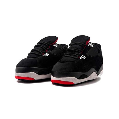 Winter fluffy home slippers Popular on Instagram Soft Non-slip thick sole living room shoes funny High-top warm shoes，men women