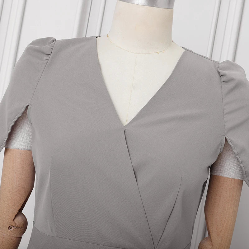 2025 ZANZEA Fashion Summer Women Party Jumpsuits Short Sleeve V-Neck Casual Rompers Playsuits Solid Elegant Pockets Streetwear