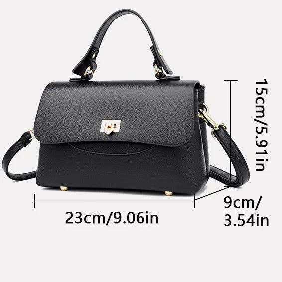 Luxury Large Capacity Multilayer Shoulder Messenger Bag High Quality Leather Handbag Women Designer Crossbody Sac Female Tote
