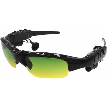Stereo Earphones Wireless Headset with Mic Polarized Glasses Sunglasses for Driving Cycling Sports Noise Reduction Headphones