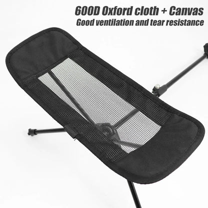 WESTTUNE Portable Camping Chair Foot Rest Stool Folding Attachable Leg Rest Recliner Lazy Retractable Accessories for Outdoor