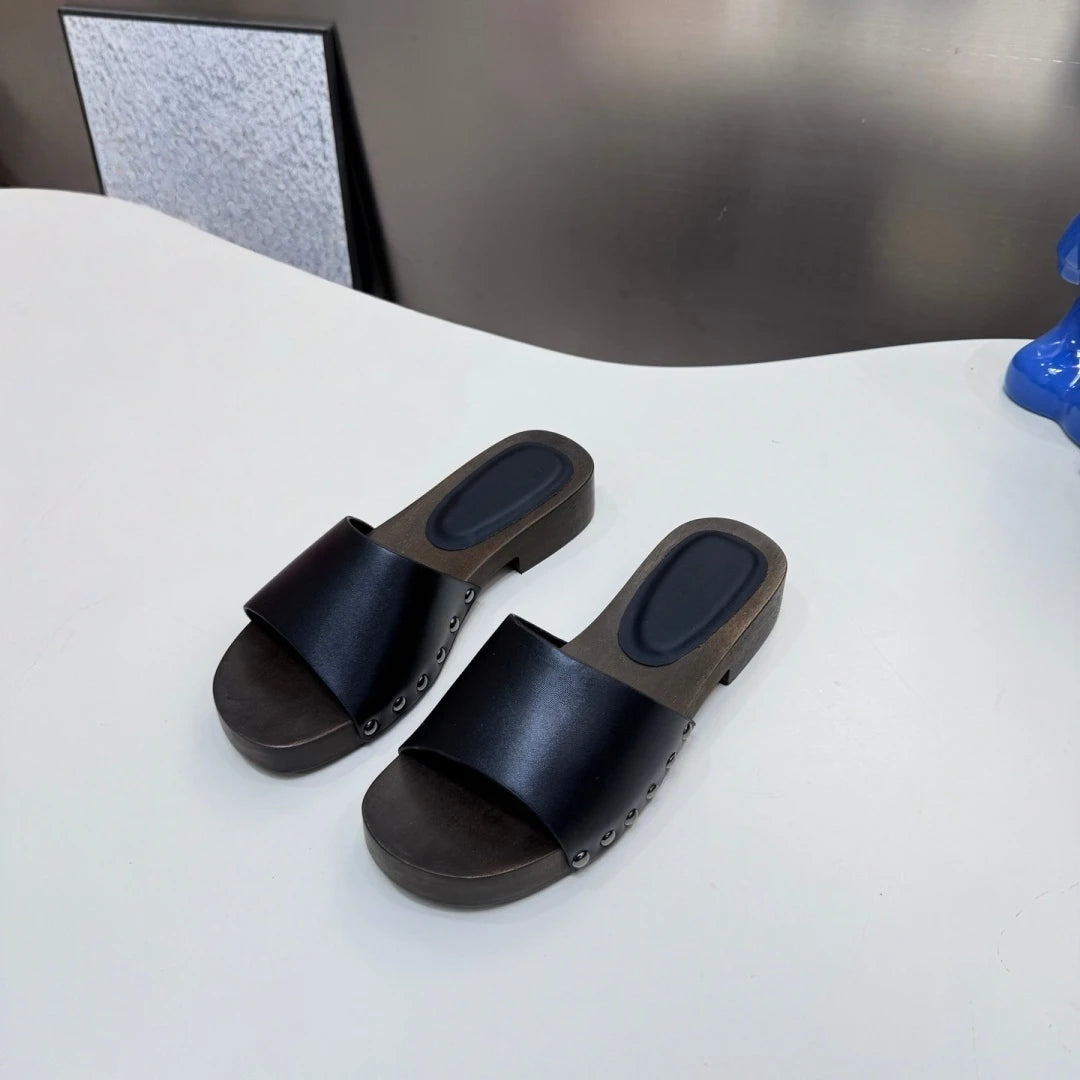 Luxury Brand Women's Shoes Handmade Fashion Slides Modern Slippers Outdoor Sandals Indoor Beach Garden Footwear Holiday Gifts