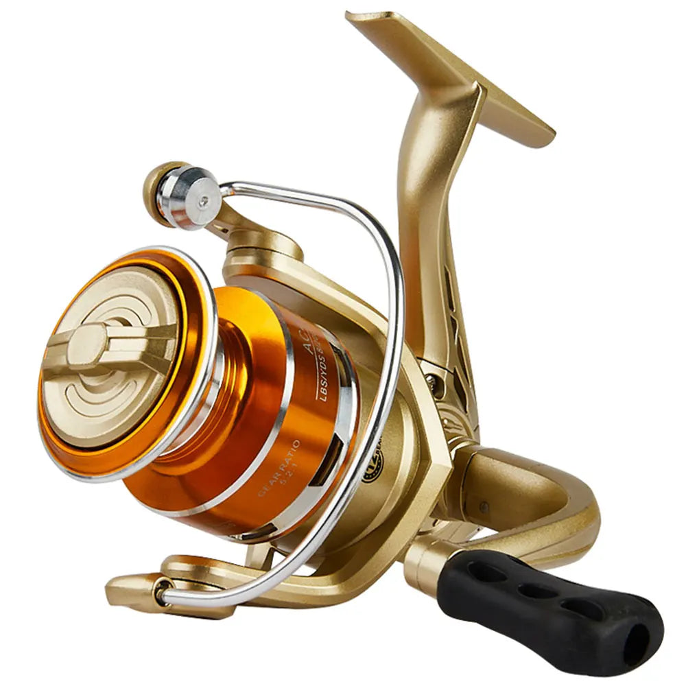BILLINGS Spinning Reel,AC 1000-7000 Series,Max Drag 10KG,Metal Spool,5.2:1 Gear Ratio,for Freshwater Saltwater Fishing