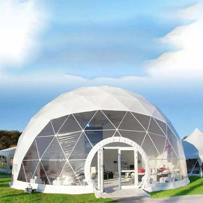 Geodesic Glass Dome Houseluxury Hotel Qlamping Tent Yurt Ball Tent Domes 9 M2