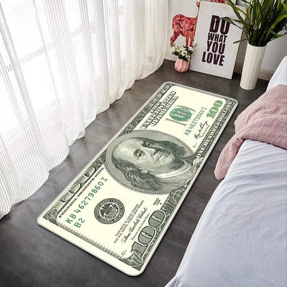 Dollar Doormat for Entrance Door Non-slip and Washable Kitchen Mat Absorbent Bathroom Rug Balcony Decorations Floor Mats Welcome