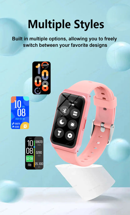 New Smart Watch Lightweight Health & Sleep Monitoring Multiple Sport Modes Music Control For Men Women Smartwatch Holiday Gifts