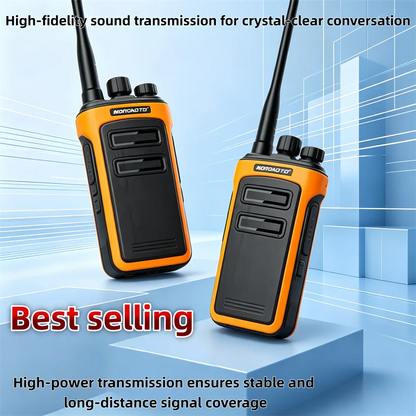DMR Digital Two Way Radio High Power Long Battery Life Charging VOX Long Range Portable Walkie Talkie for Emergency Camping