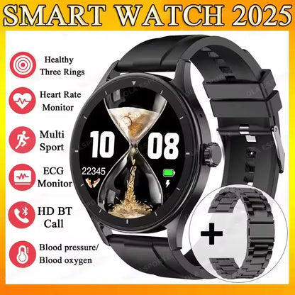 2025 New Smart Watch Heart Rate Sleep Health Monitor Bluetooth Talk Ladies Sport Smart Watch for Android IOS