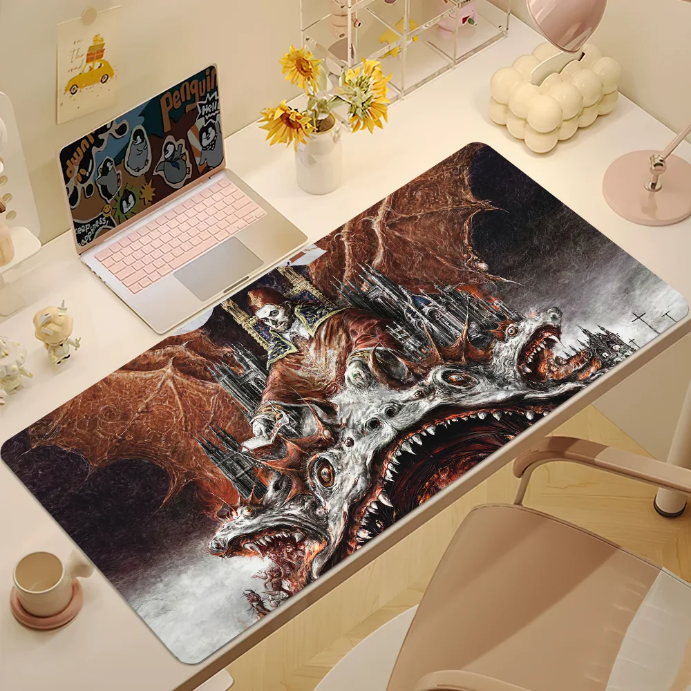G-Ghost Cool Band Skeleta Mouse Pad Non-slip Thickened MousePad Student Gaming Cushion Large Writing Lockedge Office