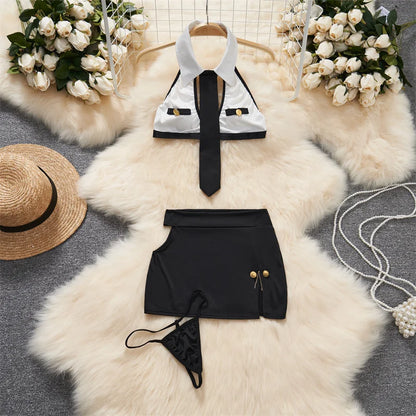 Women Lace Patchwork Velour Strappy Catsuits Fashion One Piece Combination Rompers Erotic Fashion Sexy Bunny Bodysuits Cosplay