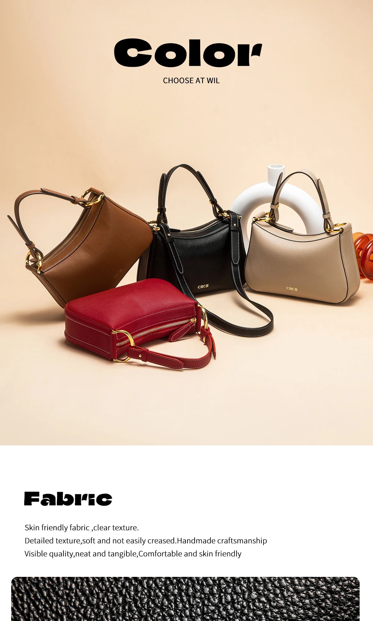 CHCH Hobo Bags for Women Top Handle Satchel Shoulder Purse Handbag