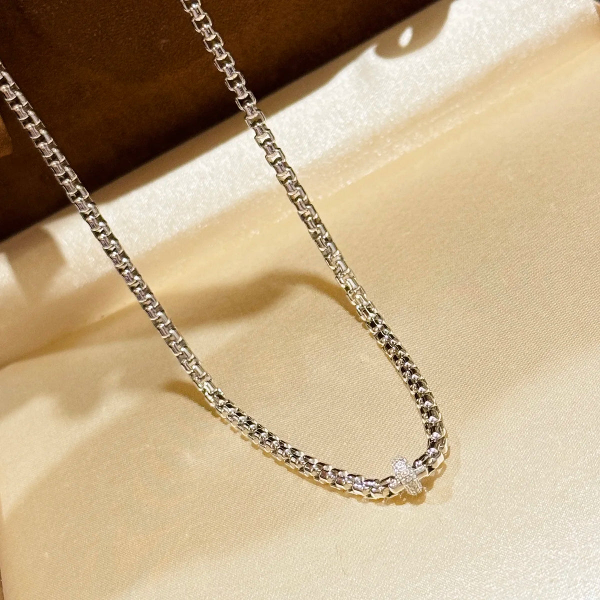 Trendy Real 925 Sterling Silver Necklace For Women 5a Zircon Grape Vine Chain Pendant Luxury Design Fine Jewelry