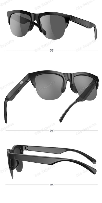 2026 Smart Glasses New AI Translation UV400 Polarized Lenses Wireless Bluetooth Call HD Voice navigation Driving SmartSunglasses