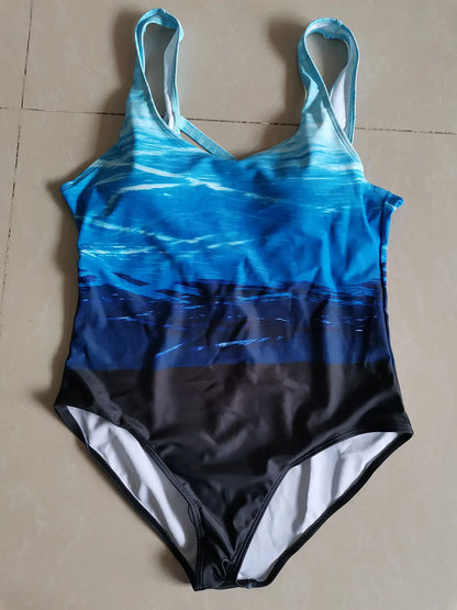 New Sports One-piece Swimsuit Swimwear Women One Piece Swimming Suit for Women Bathing Suit Plus Size Bath Suit Surf