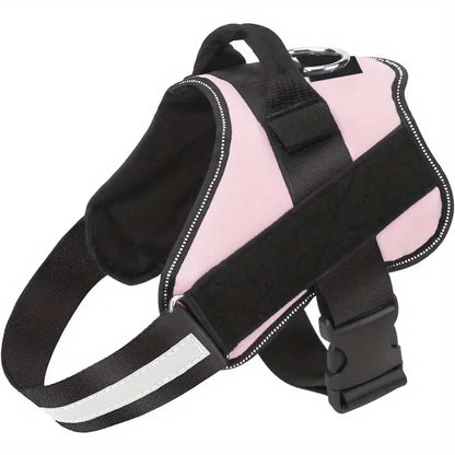 Dog Leash Vest Style Chest Harness Pet Supplies Stretchable Dog Chain Reflective Small Medium Adjustable Dogs Comfortable Secure