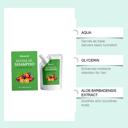 Batana Oil Shampoo - Nourishing Scalp, Smooth and Voluminous Hair, Daily Gentle Shampoo with Lasting Fragrance
